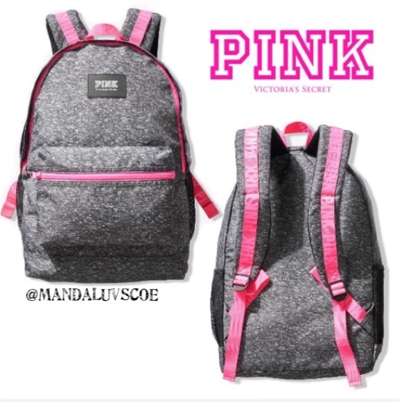 PINK Victoria's Secret Handbags - ⚡️CYBER MONDAY SALE 💕VS PINK GREY & PINK BACKPACK